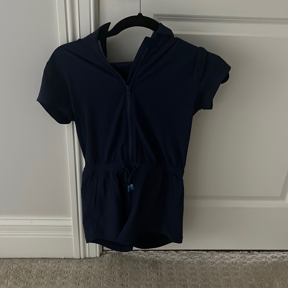 Althea Girl navy Blue Romper